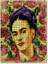 Frida Kahlo Çiçek Desenli 120 Parça Puzzle Yapboz Mdf (Ahşap) 1