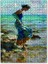 Deniz Martı Kadın 120 Parça Puzzle Yapboz Mdf (Ahşap) 1