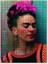 Frida Kahlo Mavi Zemin 255 Parça Puzzle Yapboz Mdf (Ahşap) 1