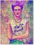 Frida Kahlo Çiçek Zeminli Çizim 120 Parça Puzzle Yapboz Mdf (Ahşap) 1
