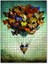 Kelebekli Uçan Balon 120 Parça Puzzle Yapboz Mdf (Ahşap) 1