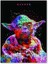 Siyah Zeminde Star Wars Yoda 500 Parça Puzzle Yapboz Mdf (Ahşap) 1