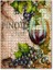 Kırmızı Şarap Kadehi Üzüm 120 Parça Puzzle Yapboz Mdf (Ahşap) 1
