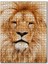 Yorgun Kral Aslan Yakın Çekim 120 Parça Puzzle Yapboz Mdf (Ahşap) 1