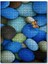 Renkli Çakıl Taşları ve Kelebek Görseli 120 Parça Puzzle Yapboz Mdf (Ahşap) 1