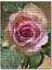 Pembe Gül ve Yeşil Yaprakları 120 Parça Puzzle Yapboz Mdf (Ahşap) 1