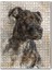 Siyah Beyaz Köpek Görseli 120 Parça Puzzle Yapboz Mdf (Ahşap) 1