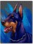 Doberman Dijital Çizim 255 Parça Puzzle Yapboz Mdf (Ahşap) 1