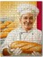 Fırnda Taze Ekmek Görseli 1000 Parça Puzzle Yapboz Mdf (Ahşap) 1
