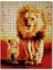 Aslan ve Yavrusu Görseli 120 Parça Puzzle Yapboz Mdf (Ahşap) 1