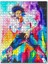 Renkli Michael Jackson Şekilli Görsel 1000 Parça Puzzle Yapboz Mdf (Ahşap) 1