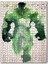 Eski Sulu Boya Yeşil Dev Hulk Görseli 1000 Parça Puzzle Yapboz Mdf (Ahşap) 1