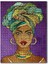 Yöresel Kıyafeti ve Takılarıyla Afrikalı Kadın 120 Parça Puzzle Yapboz Mdf (Ahşap) 1