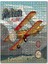 Çift Kanatlı Tek Motorlu Uçak Görseli 120 Parça Puzzle Yapboz Mdf (Ahşap) 1