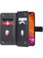 Apple iPhone 13 Pro Max Için Standlı Kartlıklı Düşmeye Dayanıklı Cüzdan Tasarımlı Telefon Kılıfı - Siyah (Yurt Dışından) 5