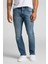 Erkek Extreme Motion Slim Fit Dar Kesim Normal Bel Mavi Esnek Jean Kot Pantolon 1