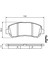 Nissan Qashqai 2.0dci 2007-2013 Bosch Ön Balata 3