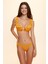 Maya Double Push-Up Volanlı Bikini Tek Üst Sarı 229101 2