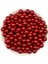 10MM Kırmızı Cam Inci Boncuk, Takı Aksesuar Yapım Boncuğu (50GR,-38ADET) 1