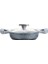Alüminyum Döküm Granit 22 cm Kapaklı Sahan / Gri 1