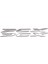 Honda Pcx Kabartmalı Sticker Solmayan Etiket Takımı Gümüş 1