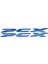 Honda Pcx Kabartmalı Sticker Solmayan Etiket Takımı Mavi 1