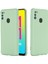 Samsung Galaxy M21 2021 Katı Renk Sıvı Silikon Damlamaya Dayanıklı Tam Kapsama Koruyucu Kılıf (Yurt Dışından) 1