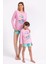 Feeling Tropical Pembe Kız Çocuk Uzun Kol Şort Takım 2