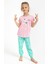 Positive Stay Pembe Kız Çocuk Pijama Takımı 1