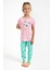 Positive Stay Pembe Kız Çocuk Pijama Takımı 3
