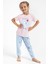 Beach Baby Açık Pembe Kız Çocuk Pijama Takımı 2