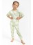 Cats Su Yeşili Kız Çocuk Pijama Takımı 2