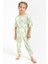 Cats Su Yeşili Kız Çocuk Pijama Takımı 3