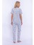 Eat Sleep Coffee Repeat Grimelanj Gömlek Pijama Takımı 5