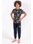 Enjoy Summer Lacivert Erkek Çocuk Pijama Takımı 1