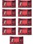 9 Paket Red Rose Islak Havlu Mendil 90 Adet Kapaklı Gül Kokulu 1