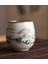 1 Adet Çin Seramik Çay Kupası Beyaz Porselen Kung Fu Bardaklar Kolu ile Drinkware Şarap Kahve Kupa Teacup Toptan | Teacups (Kar Sahnesi) 5