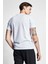 Beyaz Erkek Kısa Kollu T-Shirt 22B-1123 4