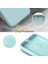 Apple iPhone Xr Silikon Case Mikrofiber Iç Arka Koruma Telefon Kılıfı Turkuaz 2