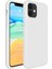 Apple iPhone 11 Pro Silikon Case Mikrofiber Iç Arka Koruma Telefon Kılıfı Beyaz 1