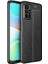 Xiaomi Redmi Note 11 4g Kılıf Niss Silikon Deri Görünümlü Kamera Korumalı Siyah 1