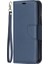 Apple iPhone 12 Pro Mini Için Pu Deri Standlı Cüzdan Tasarımlı Telefon Kılıfı - Mavi (Yurt Dışından) 2