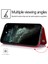 Apple iPhone 13 Için Pu Deri Kaplamalı Tpu Manyetik Tokalı Standlı Kartlıklı Çizilmeye Dayanıklı Kılıf - Kırmızı (Yurt Dışından) 3