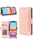 Apple iPhone 12 Mini Için Pu Deri Standlı Kartlıklı Telefon Kılıfı - Pembe (Yurt Dışından) 1
