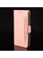 Apple iPhone 12 Mini Için Pu Deri Standlı Kartlıklı Telefon Kılıfı - Pembe (Yurt Dışından) 2