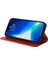 Apple iPhone 13 Pro Max Için Pu Deri Cüzdan Tasarımlı Standlı Telefon Kılıfı - Kırmızı (Yurt Dışından) 5