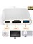 VİZY10 Dizüstü Bilgisayar Uyumlu 4K Full Hd C Tipi - HDMI Kablo Çevirici Çoklayıcı USB 3.1 C Tipi - HDMI 3'ü 1 Arada Destek 1080P 3D Dönüştürücü Kablosu 2