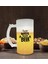 Gift Save Water Drink Beer Tasarımlı Buzlu Cam Bira Bardağı 50CL-1 1