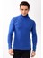 Erkek Balıkçı Yaka Boğazlı Slim Fit Kazak Beyaz 1