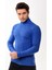Erkek Balıkçı Yaka Boğazlı Slim Fit Kazak Beyaz 3
